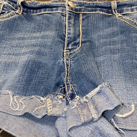 Seven7 Jeans Size 18 Cutoff High Waist Denim Jean Shorts - Picture 14 of 14
